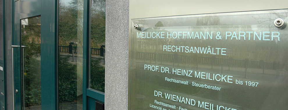 Herzlich Willkommen bei der Rechtsanwaltskanzlei Meilicke Hoffmann und Partner in Bonn